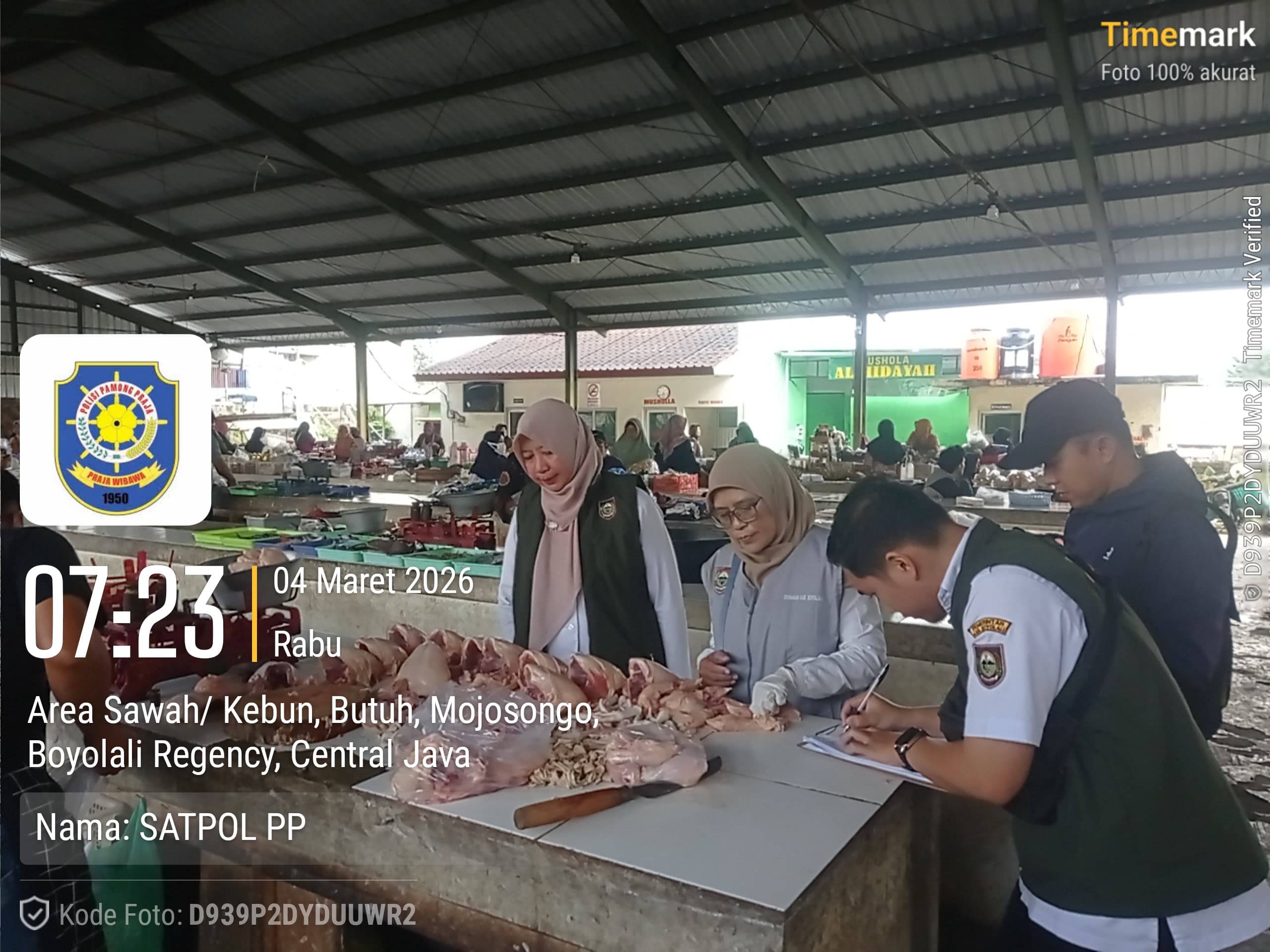 Kegiatan Pemantauan dan Pengawasan Keamanan Pangan dalam rangka Hari Raya Besar Keagamaan Nasional Idul Fitri 1447 H/2026 M di Pasar Tradisional dan Pasar Modern | 3-5 Maret 2026